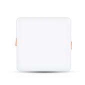 Kép 1/4 - V-TAC süllyeszthető mennyezeti szögletes LED panel 15W hideg fehér - SKU 619