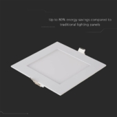 Kép 4/6 - V-TAC süllyeszthető mennyezeti szögletes LED panel 18W hideg fehér - SKU 214871