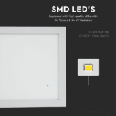 Kép 3/9 - V-TAC süllyeszthető mennyezeti szögletes LED panel 24W természetes fehér - SKU 4888