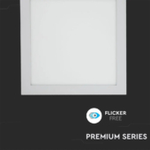 Kép 5/9 - V-TAC süllyeszthető mennyezeti szögletes LED panel 24W természetes fehér - SKU 4888
