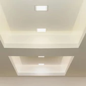 V-TAC süllyeszthető mennyezeti szögletes LED panel 3W természetes fehér - SKU 6296