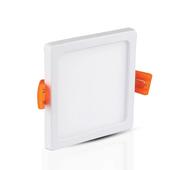 Kép 1/7 - V-TAC süllyeszthető mennyezeti szögletes LED panel vékony kerettel 15W természetes fehér - SKU 4947