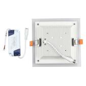 Kép 9/10 - V-TAC süllyeszthető mennyezeti szögletes üveg LED panel 12W természetes fehér - SKU 6278
