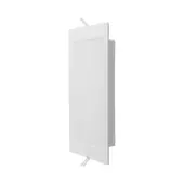 Kép 1/6 - V-TAC süllyeszthető, műanyag házas, szögletes LED panel 12W, meleg fehér - SKU 10483