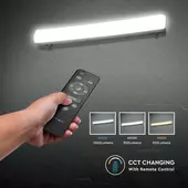 Kép 8/15 - V-TAC szolár LED lámpatest mozgásérzékelővel, 3in1, távirányítóval - SKU 6500
