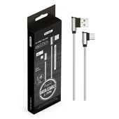 V-TAC szürke, USB - Type-C 1m hálózati kábel - SKU 8639