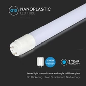 V-TAC T8 forgatható LED fénycső, 60cm, 7.5W természetes fehér, 113 lm/W - SKU 23871