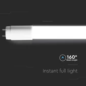 V-TAC T8 forgatható LED fénycső, 60cm, 7.5W természetes fehér, 113 lm/W - SKU 23871