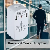 V-TAC univerzális hálózati adapter, 2db USB csatlakozóval - SKU 8704