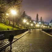 V-TAC utcai LED lámpa, térvilágító alkonyszenzoros lámpatest 150W természetes fehér - SKU 20436