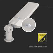 Kép 21/27 - V-TAC utcai LED lámpa, térvilágító alkonyszenzoros lámpatest 50W hideg fehér - SKU 20433