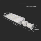 Kép 2/13 - V-TAC utcai LED lámpa, térvilágító ledes lámpatest 100W hideg fehér, 110 Lm/W - SKU 20427