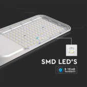 Kép 4/13 - V-TAC utcai LED lámpa, térvilágító ledes lámpatest 100W hideg fehér, 110 Lm/W - SKU 20427