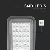 Kép 4/7 - V-TAC utcai LED lámpa, térvilágító ledes lámpatest 100W hideg fehér - SKU 7891
