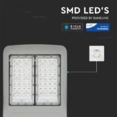 Kép 4/14 - V-TAC utcai LED lámpa, térvilágító ledes lámpatest 100W hideg fehér - SKU 954