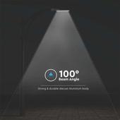 Kép 3/13 - V-TAC utcai LED lámpa, térvilágító ledes lámpatest 100W természetes fehér, 110 Lm/W - SKU 20426