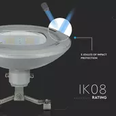 Kép 7/13 - V-TAC utcai LED lámpa, térvilágító ledes lámpatest 100W természetes fehér - SKU 545