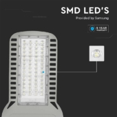 Kép 10/14 - V-TAC utcai LED lámpa, térvilágító ledes lámpatest 150W, 135Lm/W, hideg fehér - SKU 21963