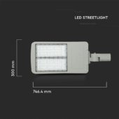 Kép 2/14 - V-TAC utcai LED lámpa, térvilágító ledes lámpatest 150W hideg fehér - SKU 888
