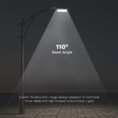 Kép 9/12 - V-TAC utcai LED lámpa, térvilágító ledes lámpatest 150W természetes fehér - SKU 21531