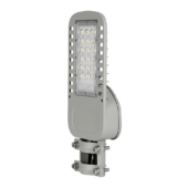 Kép 1/8 - V-TAC utcai LED lámpa, térvilágító ledes lámpatest 30W, 135 Lm/W, hideg fehér - SKU 21957