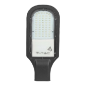 Kép 1/10 - V-TAC utcai LED lámpa, térvilágító ledes lámpatest 30W hideg fehér - SKU 21538