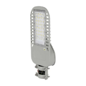Kép 1/12 - V-TAC utcai LED lámpa, térvilágító ledes lámpatest 50W, 135 Lm/W, hideg fehér - SKU 21959