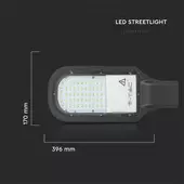 Kép 7/10 - V-TAC utcai LED lámpa, térvilágító ledes lámpatest 50W hideg fehér - SKU 21540