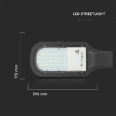 Kép 7/10 - V-TAC utcai LED lámpa, térvilágító ledes lámpatest 50W természetes fehér - SKU 21539