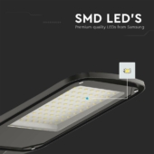 Kép 4/7 - V-TAC utcai LED térvilágító, 100W, hideg fehér, fekete házas - SKU 10211