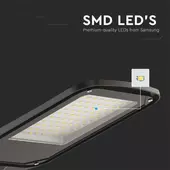 Kép 4/7 - V-TAC utcai LED térvilágító, 100W, természetes fehér, fekete házas - SKU 10210