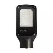 Kép 1/7 - V-TAC utcai LED térvilágító, 30W, hideg fehér, fekete házas - SKU 10207