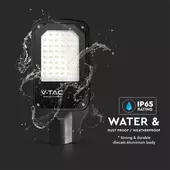 Kép 5/7 - V-TAC utcai LED térvilágító, 30W, természetes fehér, fekete házas - SKU 10206