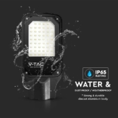 Kép 5/7 - V-TAC utcai LED térvilágító, 50W, hideg fehér, fekete házas - SKU 10209