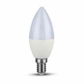 Kép 2/2 - V-TAC 5.5W E14 meleg fehér LED gyertya égő csomag (2 db) - SKU 7291