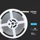 V-TAC LED szalag IP20 SMD 2835 chip 240 db/m meleg fehér - SKU 320