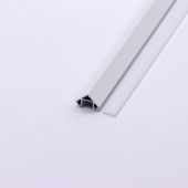 Kép 2/5 - V-TAC fehér színű alumínium LED szalag sarokprofil fehér fedlappal 2m - SKU 3364