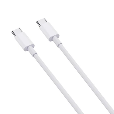 V-TAC fehér Type-C 1m Power Delivery hálózati kábel, max. 60W teljesítményig - SKU 6681