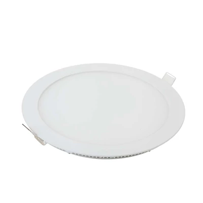 V-TAC süllyeszthető kerek fémházas LED panel 18W hideg fehér - SKU 214862