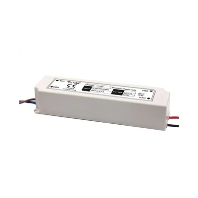 V-TAC műanyagházas IP65 LED tápegység 12V 100W 8A - SKU 3236