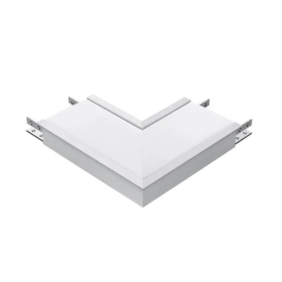 V-TAC ezüst, 70mm L alakú toldó süllyeszthető lineáris LED lámpákhoz 8W természetes fehér - SKU 386