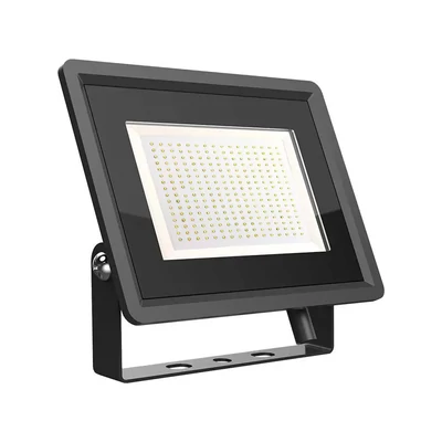 V-TAC F-széria LED reflektor 200W természetes fehér, fekete házzal - SKU 6733