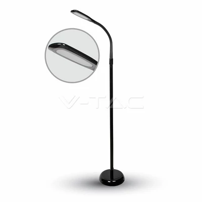 V-TAC 7W LED állólámpa, állítható fényerővel és fejjel, természetes fehér - SKU 8508