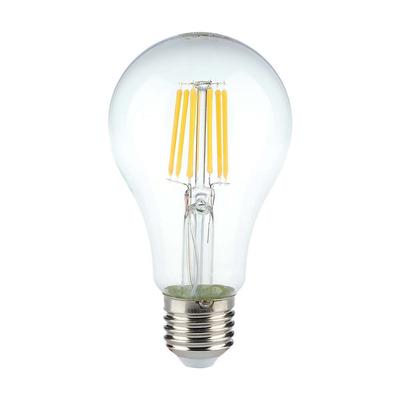 V-TAC 10W E27 hideg fehér filament A60 LED égő - SKU 214412