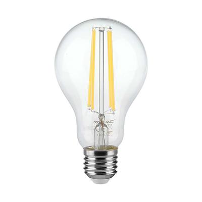 V-TAC 12W E27 meleg fehér filament A60 LED égő - SKU 217458