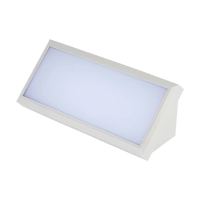 V-TAC Landscape 12W kültéri fali LED lámpa meleg fehér, fehér házzal, 100 Lm/W - SKU 6813