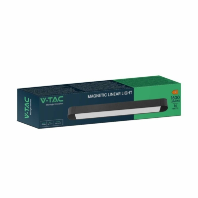 V-TAC 14W lineáris LED lámpatest Slim 48V mágneses sínhez, természetes fehér - SKU 10242