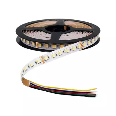 V-TAC 24V RGB+CCT IP20 LED szalag, SMD 5050, 60 LED/m - SKU 2895