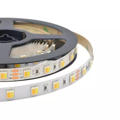 V-TAC 24V CCT, változtatható színhőmérsékletű IP65 LED szalag, SMD 2835, 120 LED/m - SKU 2898