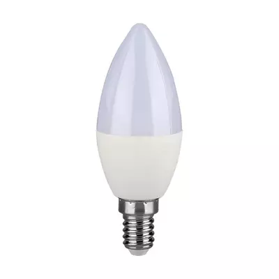 V-TAC 2.9W E14 hideg fehér C37 LED gyertya égő - SKU 2986